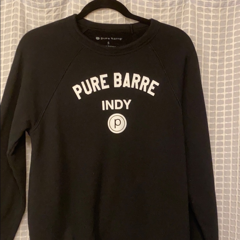 Pure barre location sweatshirt — like new!